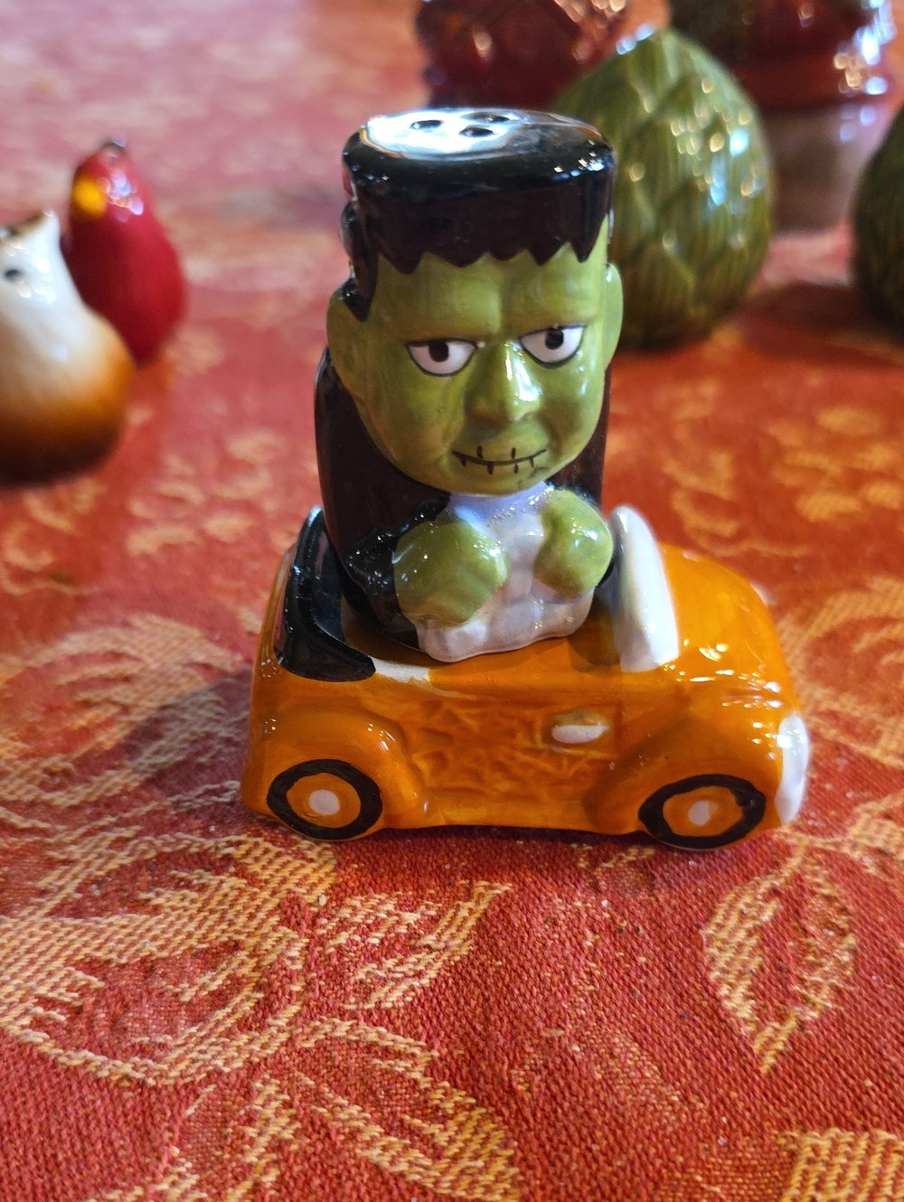 Frankenstein Car Vintage Salt & Pepper Shaker Sets  Decorative Table Accent